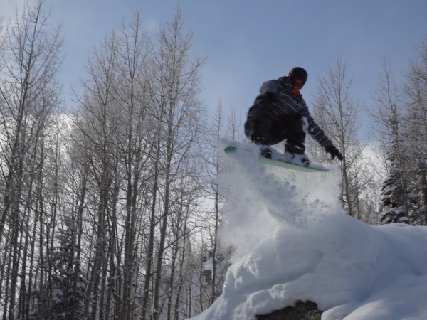 snowboard tail grab brighton utah